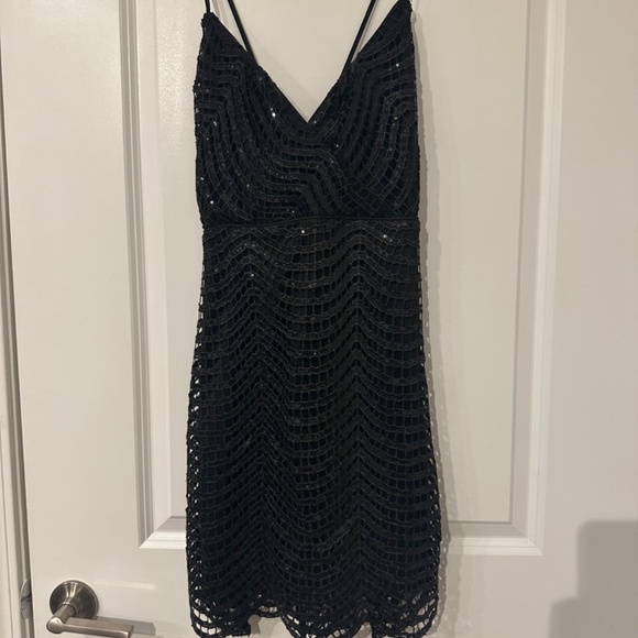 Lulu's Sequin Mini Dress - Picture 3 of 9